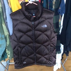The North Face Brown Puffer Vest